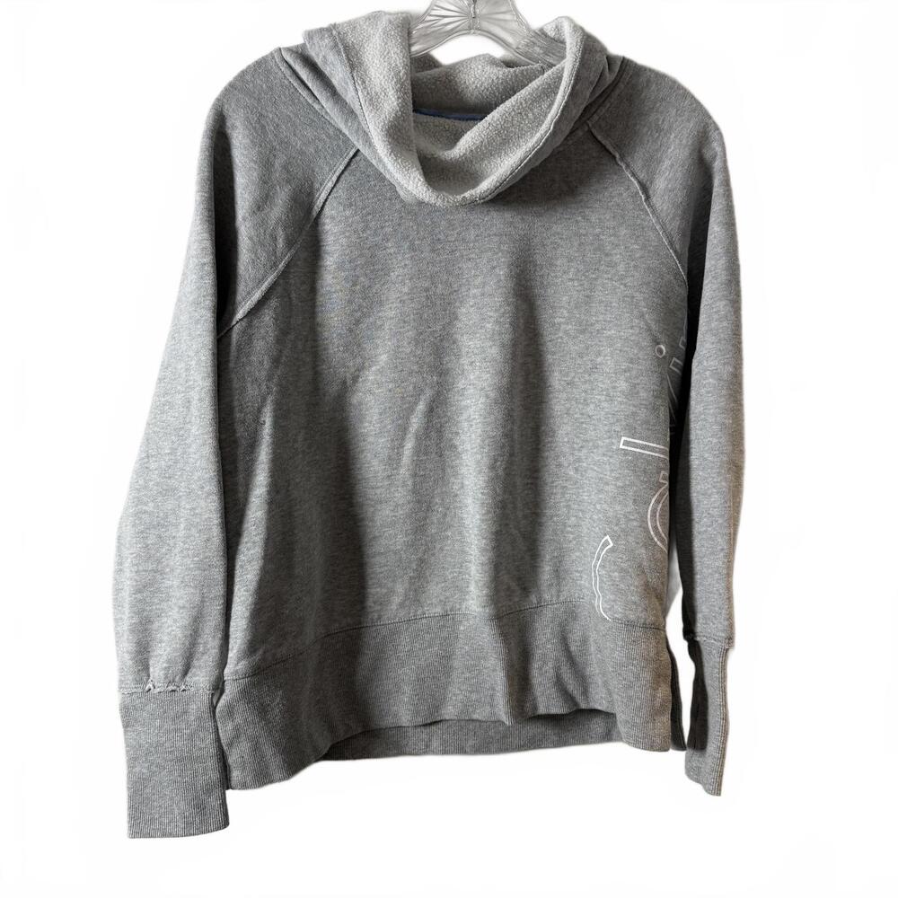 CALVIN KLEIN Performance Gray Logo Cowl Neck‎ Pullover. Womens SZ M Athleisure